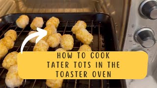 How to Cook Frozen Tater Tots in the TOASTER OVEN