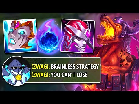 Zwag's "No Skill Nasus" Build get's to Late-Game GUARANTEED!