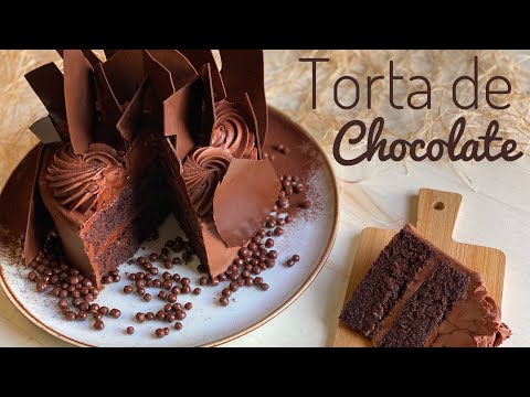 Moist and fluffy chocolate cake