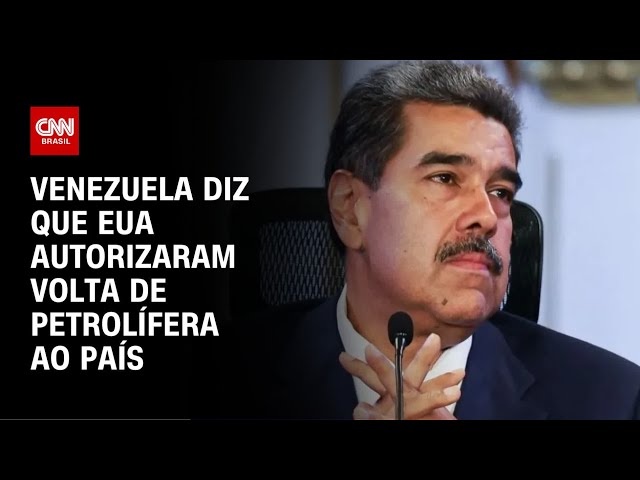 Maduro: EUA autorizaram volta da petrolífera Chevron à Venezuela | CNN PRIME TIME