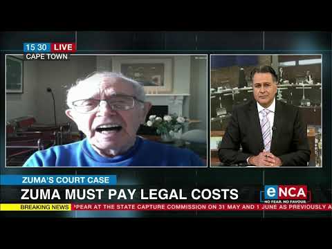 Discussion Zuma must pay legal costs