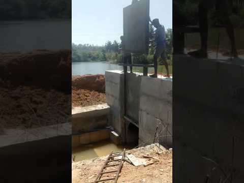 Sluice gate for canal