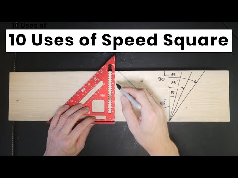 Top 10 Uses of the Speed Square Like a Boss
