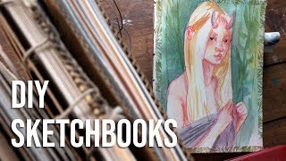 DIY Sketchbooks - My Handmade Sketchbook Process