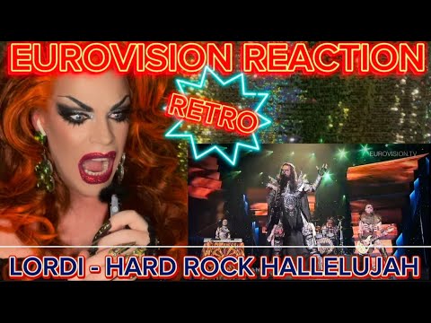 EUROVISION REACTION RETRO LORDI HARD ROCK HALLELUJA #eurovision #retro #reaction #finland