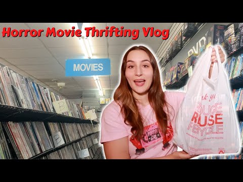 Thrifting for Horror Movies! | Vlog