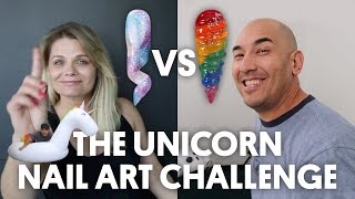 THE UNICORN NAIL ART CHALLENGE (LETS GET IT ON) -VLOG 20