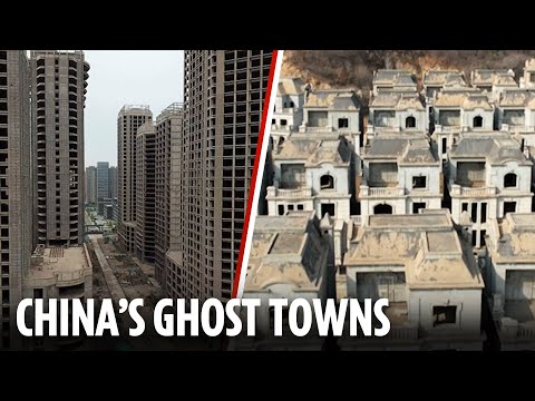 Apocalyptic scenes reveal vast cities of ROTTING tower blocks and shopping malls across China
