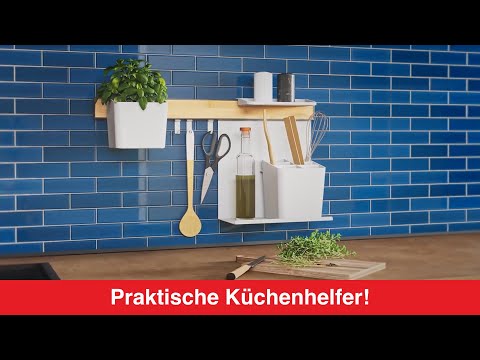 tesa Küchen-Organizer Kombi Set M weiß 60,0 x 15,0 x 34,0 cm, 1 Set >> büroshop24