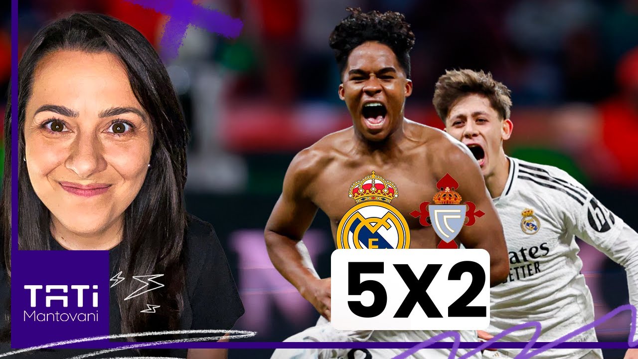 ENDRICK MARCA 2 GOLS, REAL MADRID VENCE O CELTA NA PRORROGAÇÃO E ESTÁ NAS QUARTAS DA COPA DO REI