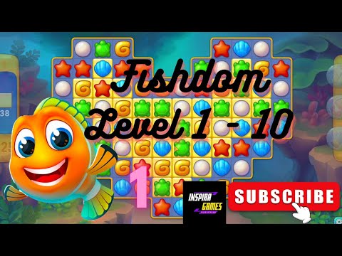 Fishdom #1 | Level 1 - 10 | Puzzle Games | Android Games @InspiraGames #inspiragames