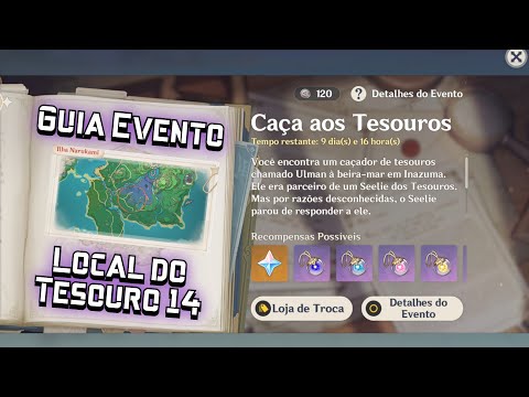 Guia Caça aos Tesouro : Local do Tesouro 14 - Genshin Impact