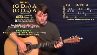 Remedy (Adele) Guitar Lesson Chord Chart - D G A Em Bm
