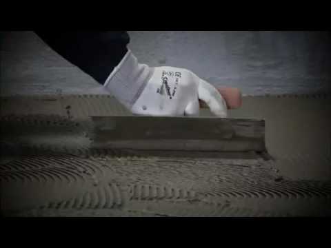 Installing LEA Slimtech porcelain slabs on new screed