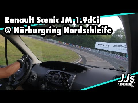 2006 Renault Scenic 1.9 dCi FAP @ Nürburgring Nordschleife Touristenfahrten // JJsGarage