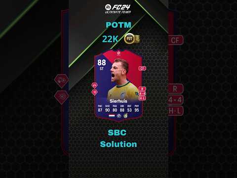 How to complete POTM Kaj Sierhuis 88 - SBC EA Sports FC 24