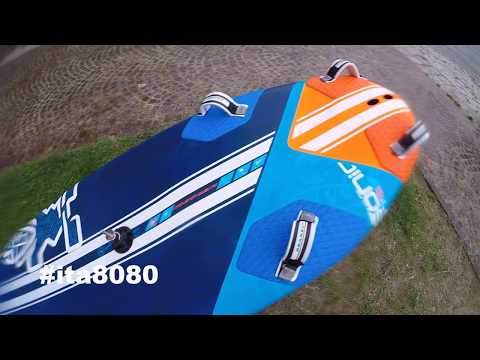 Slalom windsurfing - Cerro, Lago Maggiore - Loftsails RacingBlade 8.6 & Starboard 85 2018