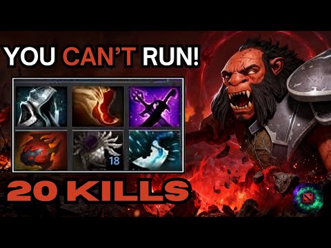 Dota2 Axe 20 Kills Offlane Domination! Insane Berserker Rage & Full Control of Every Fight
