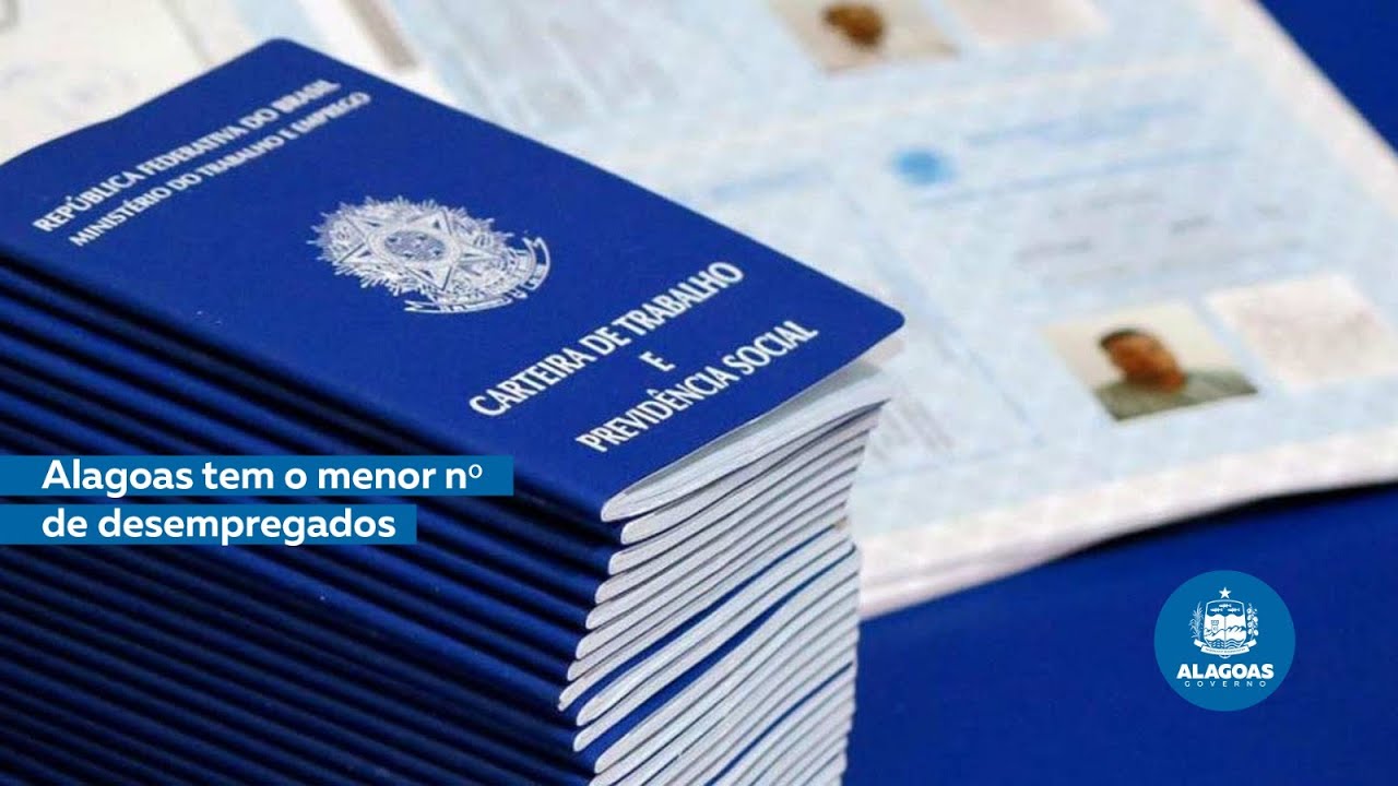Alagoas tem o menor número de desempregados