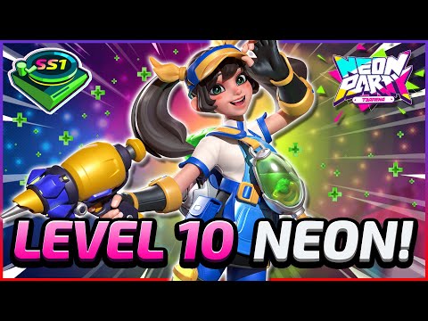 I GOT NEON TO LEVEL 10 ON DAY 1!!! - T3 Arena Gameplay (Neon)