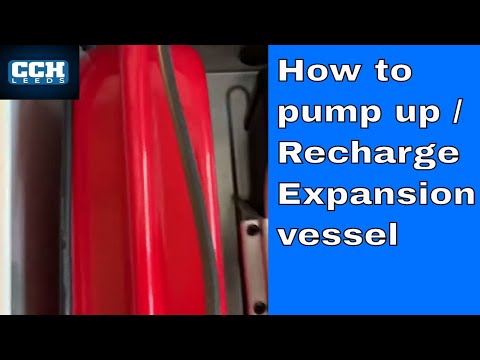 Plumber - Topping up an expansion vessel - Baxi - Main - Potterton