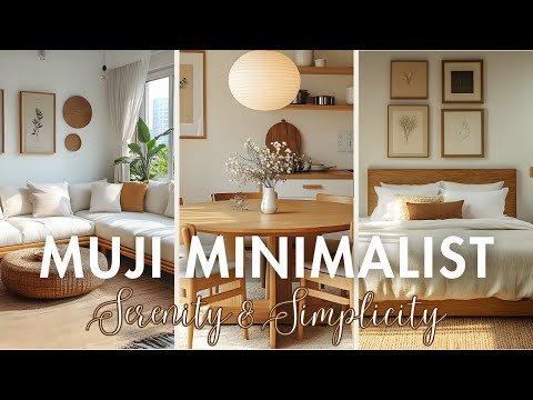 Muji Minimalist Home Decor Ideas | Serenity, Simplicity, and Style