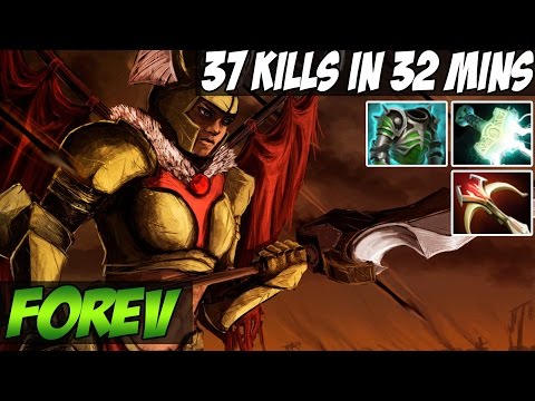 37 KILLS IN 32 MINS - FoREv PLays Legion Commander 8200 MMR - Dota 2