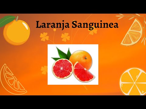 Laranja Sanguínea. VERMELHA E SABOROSA