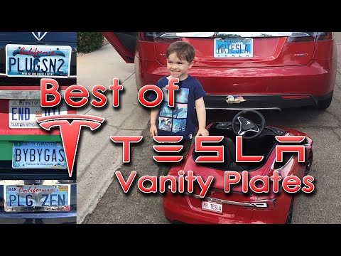 Tesla Vanity Plates - Best of Personalized Tesla License Plates