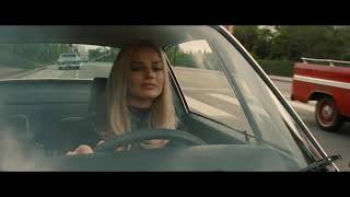 Sharon Tate @ Once Upon a Time... in Hollywood - Picks Up a Hitchhiker scene