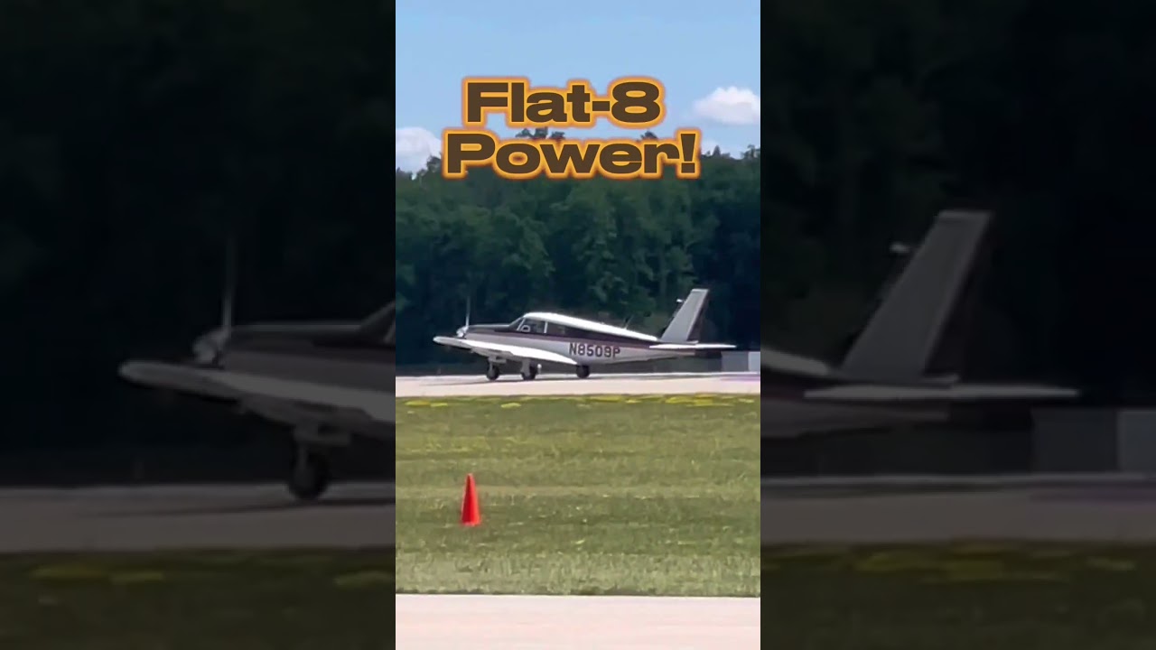 The mighty Comanche 400, powered by the Lycoming IO-720 flat-8!  Roar…