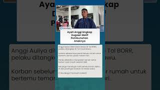Dugaan Motif Pembunuhan Wanita di Yasmin Bogor, Ayah Korban Kuak Hubungan Pelaku