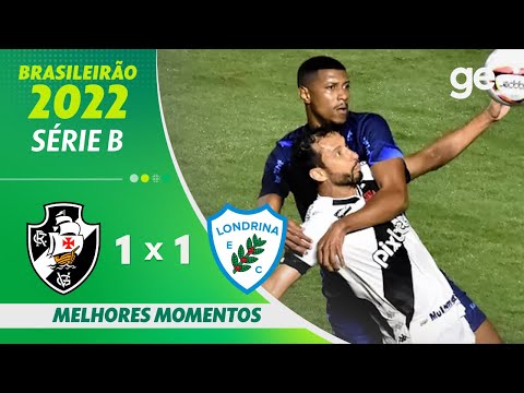 Gols e lances de Vasco da Gama x Londrina