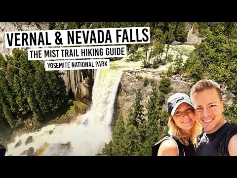 Hiking Guide for Vernal Fall and Nevada Fall via the Mist Trail in Yosemite National Park California