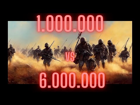 Ultimate Epic Battle Simulator 2 UEBS 2 - 1,000,000 Modern Soldiers vs 6,000,000 18th Century Army