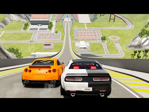 Big Ramp Jumps with Expensive Cars #18 - BeamNG Drive Crashes | DestructionNation