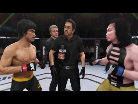 Bruce Lee vs. Shang Tsung (EA Sports UFC 3) - CPU vs. CPU - Crazy UFC 👊🤪