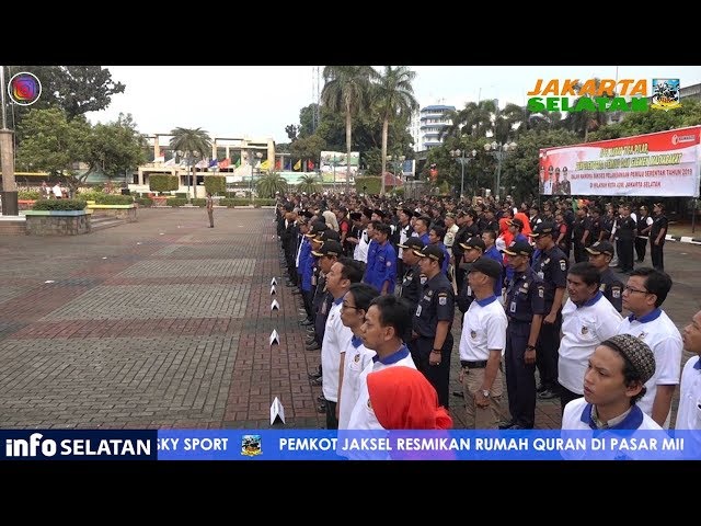 Mensukseskan Pelaksanaan Pemilu Serentak 2019 Tiga Pilar menggelar Apel Akbar