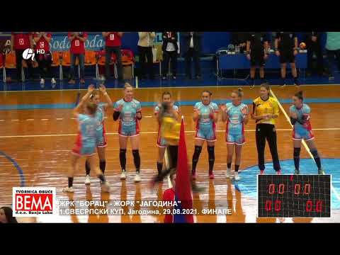 ZRK "BORAC" BANJA LUKA  ZORK "JEDINSTVO" JAGODINA,FINALE, PROGLASENJE POBJEDNIKA,IZJAVE, 29.08.2021.