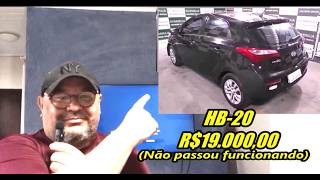 SUA CHANCE é MAIOR com os CARROS que NÃO PASSAM FUNCIONANDO no LEILÃO