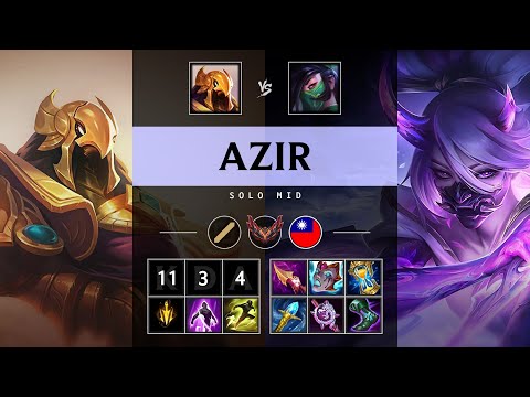 Azir Mid vs Akali - TW Grandmaster Patch 25.13