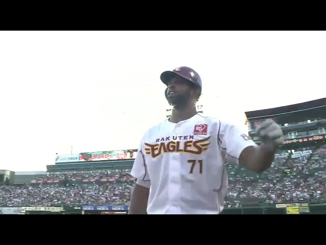 【1回裏】Youの打球はいずこへ!? イーグルス・ペゲーロ 来日初アーチは超特大の一発!! 2016/8/12 E-F