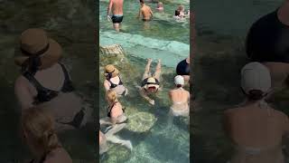 ?Magic Of The Cleopatra Pool Pamukkale Turkey -Best Day? #pamukkale #cleopatra #turkeytravel