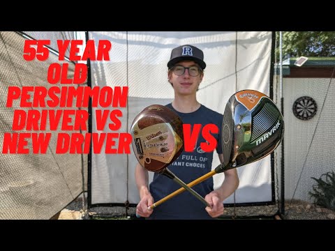 55 Year Old Persimmon Wood Driver vs New Driver