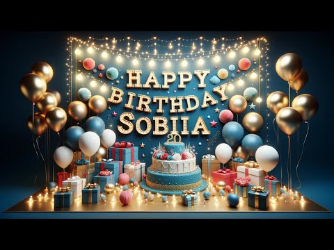 SOBIA Happy Birthday To You||Happy Birthday Song SOBIA🎂👩