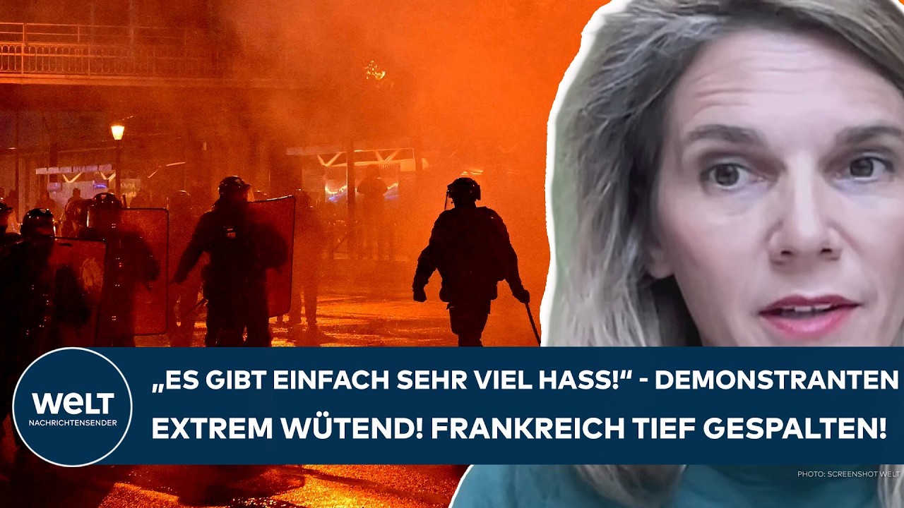 FRANKREICH TIEF GESPALTEN: "Es gibt sehr viel Hass" - Demonstranten extrem wütend und frustriert!