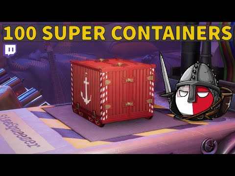 100 Super Container Opening | World of Warships