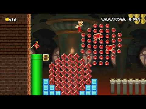 上がってく。　　{;谷}♂♂ △▲ 　GO UP！　 ▲△ by Sır↑てぃ÷ん↑ - SUPER MARIO MAKER - NO COMMENTARY 1bj