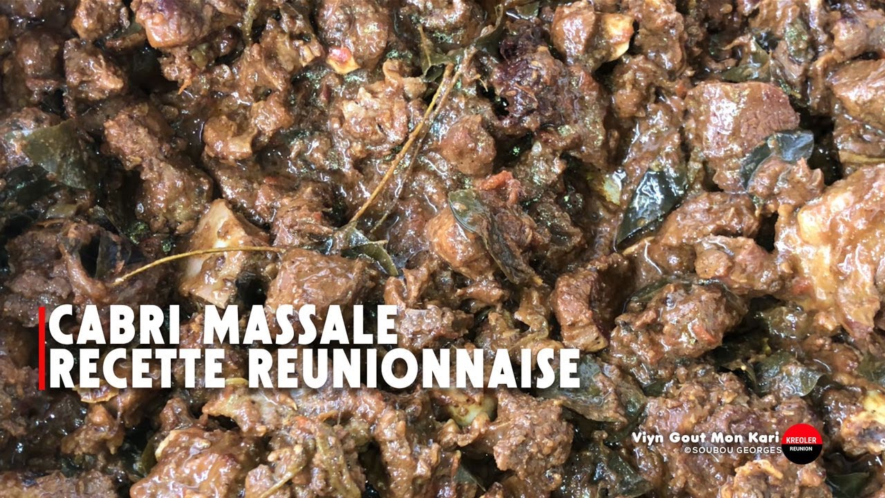 Cabris massalé  traditionnel de la Réunion.