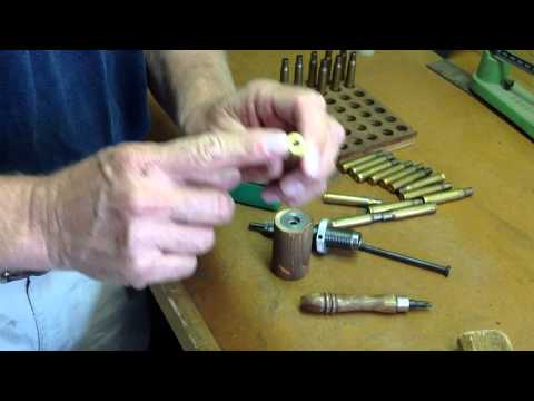 Primer Removal Of Military 30-06 Brass